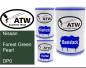 Preview: Nissan, Forest Green Pearl, DP0: 500ml Lackdose + 500ml Klarlack + 250ml Härter - Set, von ATW Autoteile West.
